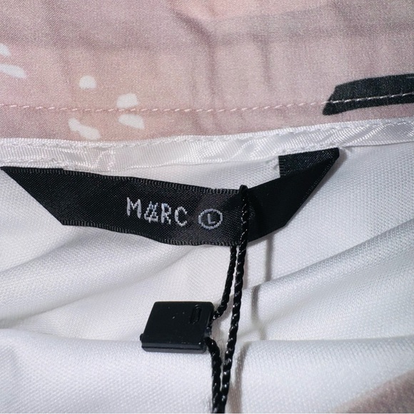 Marc Bouwer Pink and Black Pleated Midi Skirt - Picture 4 of 5